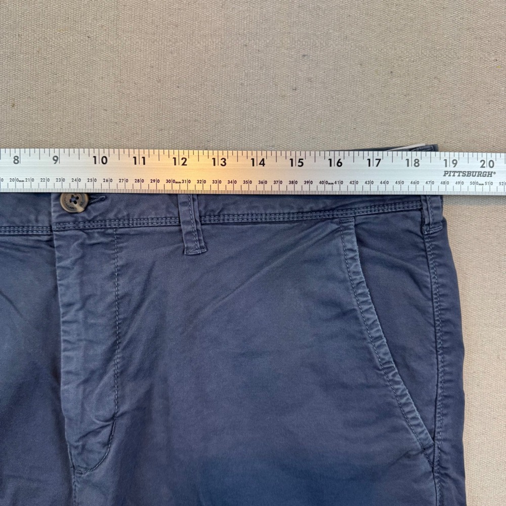 American Eagle 36 Chino Shorts Mens Navy Blue Ne(x)t Level Flex Slim Fit - Picture 5 of 9